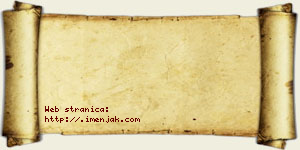 Anđa Miladinović vizit kartica